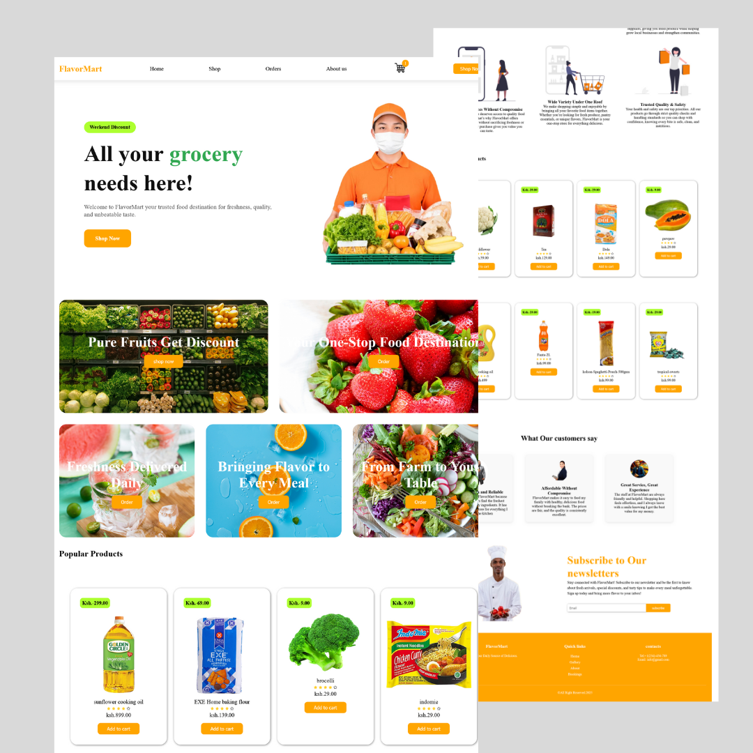 FoodCrate website preview